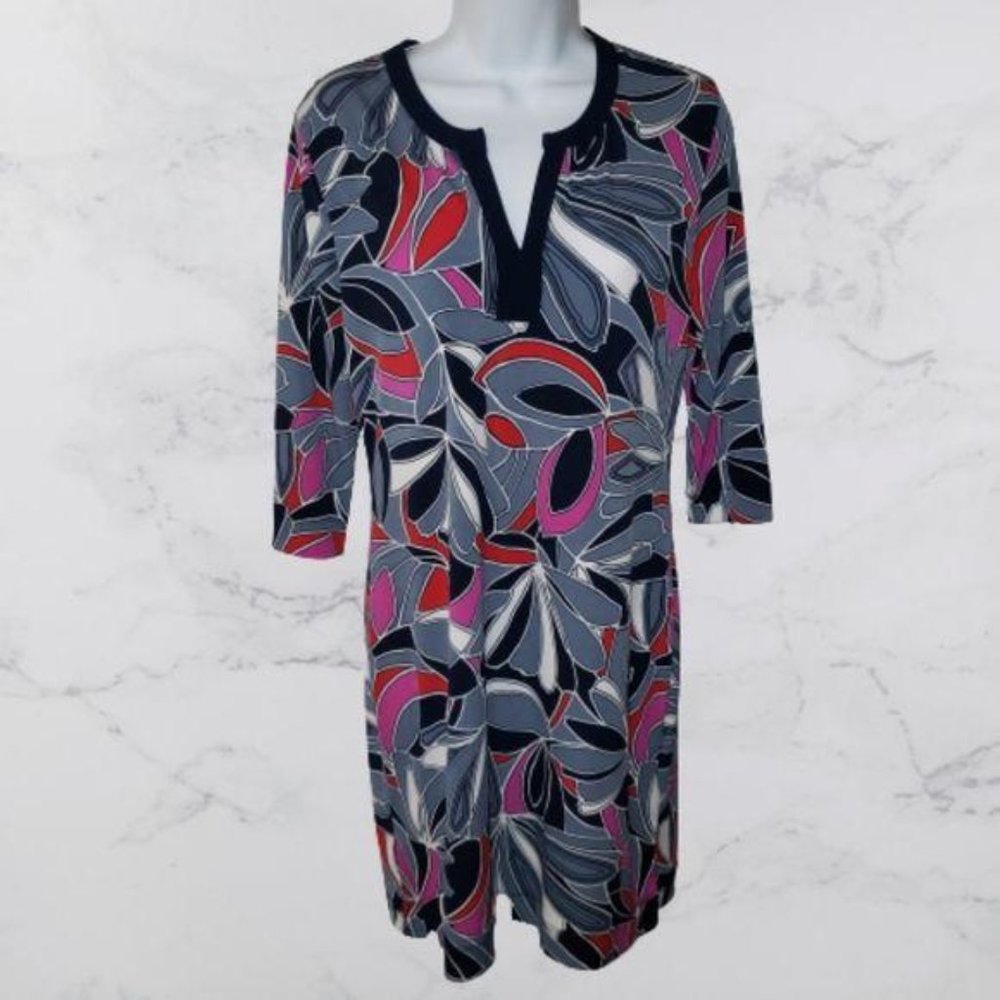 Banana Republic Blue Tunic dress floral Small - Picture 1 of 8